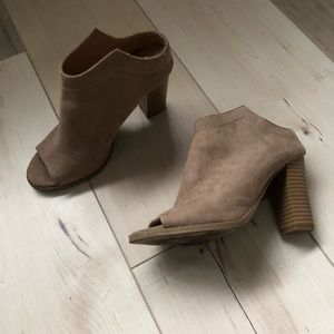 Stacked Bootie Slides